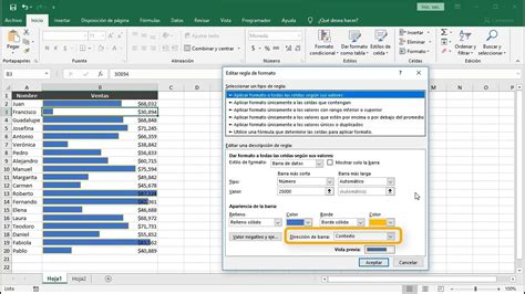 Formato Condicional Con Barras De Datos En Excel YouTube