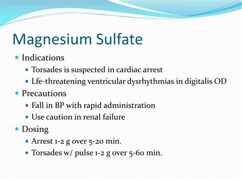 Ppt Acls Medications Powerpoint Presentation Free Download Id142073