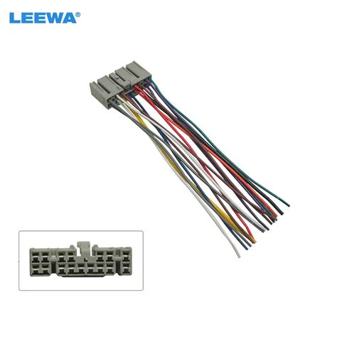 Leewa Car Audio Pin Wire Cable Plug Into Factory Radio Din Female