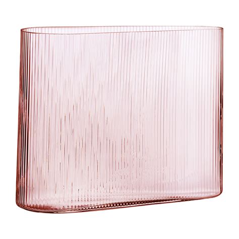 Mist Vase Dusty Rose Wide By Nude Glass Seven Colonial