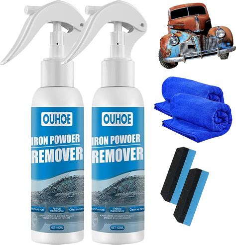 Amazon Ouhoe Iron Powder Remover Ouhoe Rust Removal Spray Ouhoe