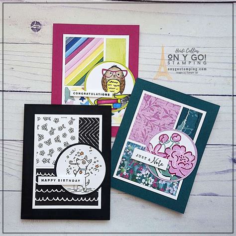 Make Handmade Cards Fast With A Card Sketch Patterned Paper And