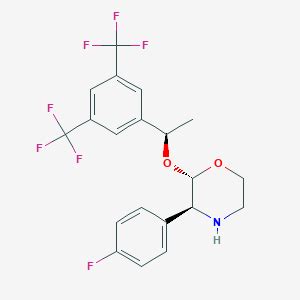 2 1R 1 3 5 BIS TRIFLUOROMETHYL PHENYL ETHOXY 3 4 FLUOROPHENYL