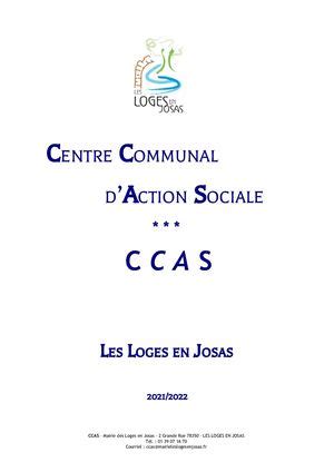 Calaméo Guide CCAS Les Loges en Josas 2021 2022