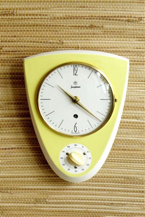 Kitchen Clock With Egg Timer Wall Clock Wind Up Clock Made In