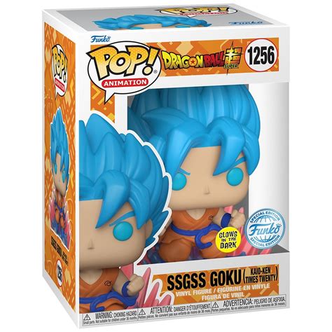 Funko Pop Figur Dragon Ball Super Ssgss Goku Glow In The Dark