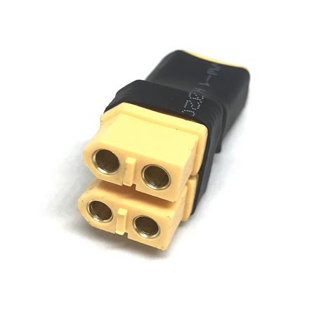 Xt60 Parallel Adapter 1male To 2female Connector Plug