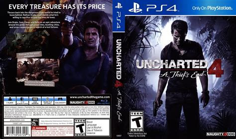 Tudo Capas 04 Uncharted 4 A Thiefs End Capa Game PS4