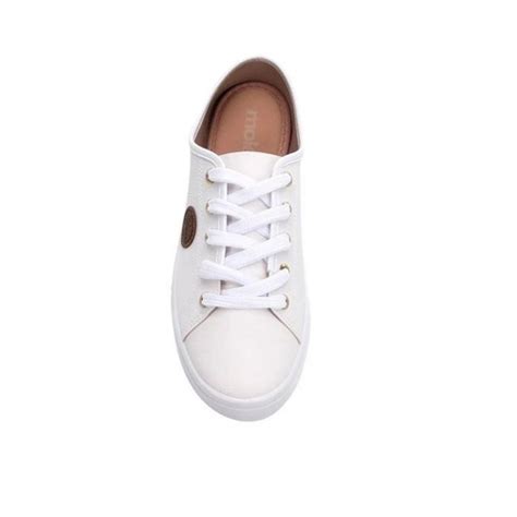 T Nis Feminino Moleca Napa Sardenha Neo Branco No Shoptime