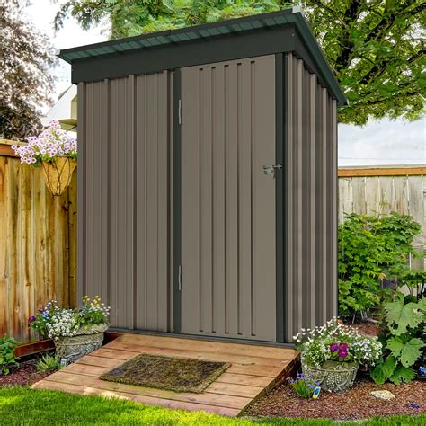 Buy UDPATIO Metal Outdoor Storage Shed 5x3 FT Garden Storage For