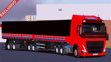 Skin Volvo Fh Vermelho No Bitrem Qualificado Exclusivo Skins