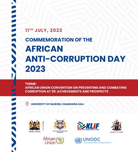 Eacc On Twitter Commemoration Of The African Anti Corruption Day