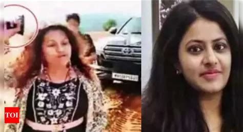 Ias Officer Puja Khedkars Gun Toting Mother Manorama Khedkar Detained By Pune Police Pune