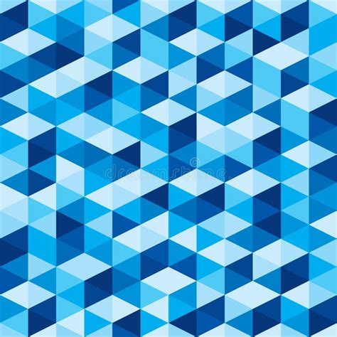 Blue Geometric Wallpaper Designs