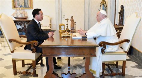 El Papa Francisco Recibe En El Vaticano Al Presidente De Vietnam Aci