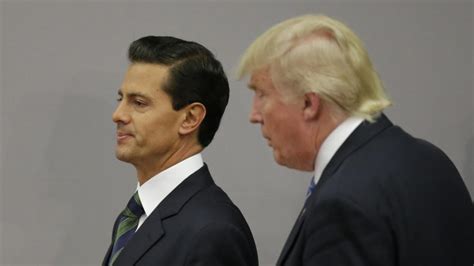 Enrique Pe A Nieto Mexikos Pr Sident Sagt Treffen Mit Donald Trump Ab