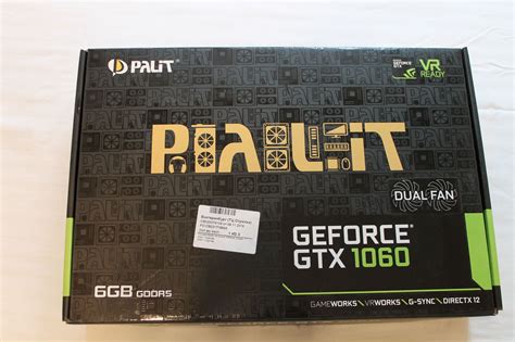 Видеокарта Palit GeForce GTX 1060 Dual 6G — купить в интернет-магазине ...