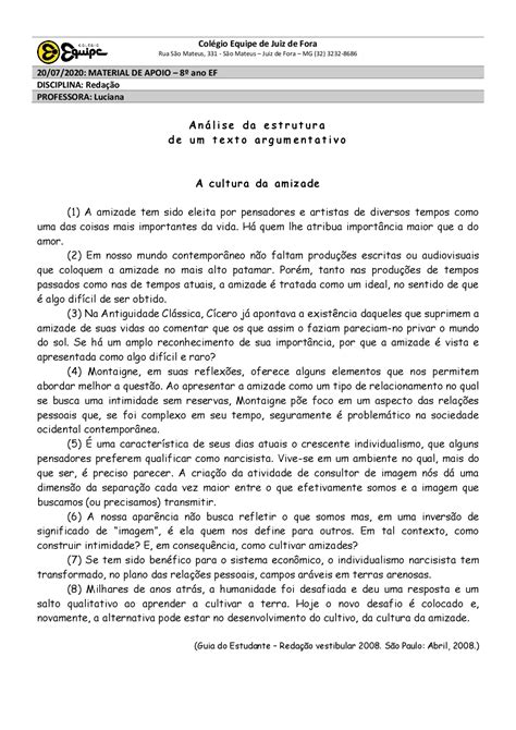 Texto Expositivo Argumentativo Estrutura Pdf Infoupdate Org