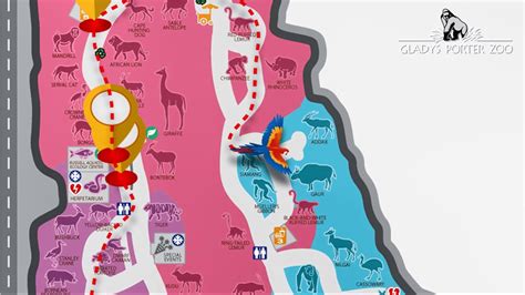 Gladys Porter Zoo Map - Vector U S Map