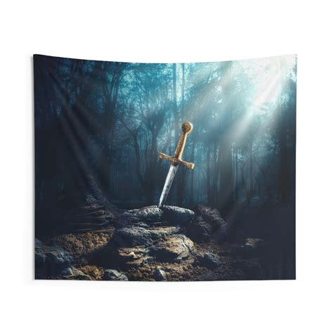 Excalibur The Sword In The Stone Tapestrymovie Loversunique Artdorm