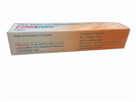 Cipla Silver Nitrate Chlorhexidine Gluconate Cream At Rs Box