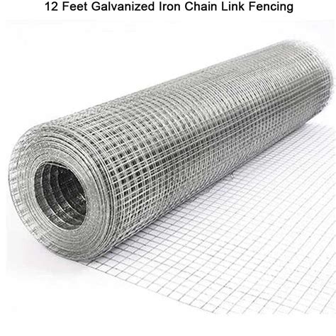 Feet Galvanized Iron Chain Link Fencing Mesh Size X Mm At Rs