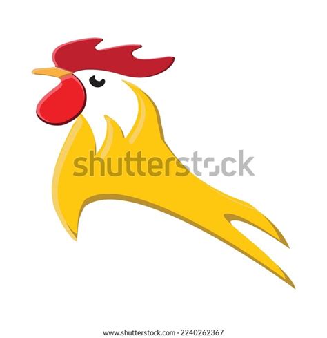 Chicken Head Logo Icon Stock Vector (Royalty Free) 2240262367 ...