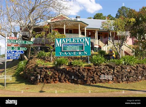 Mapleton Tavern Mapleton Sunshine Coast Queensland Australia Stock