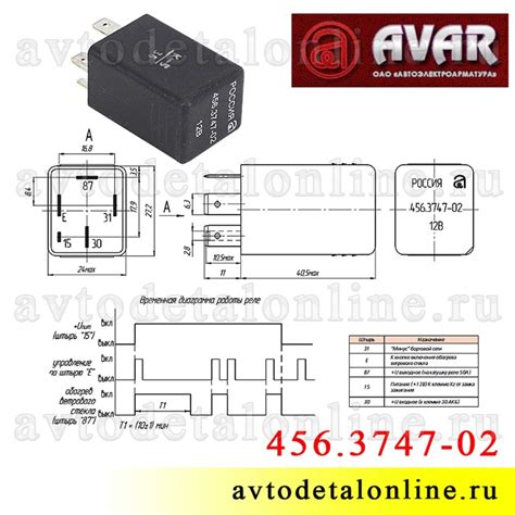 Реле подогрева лобового стекла УАЗ Патриот и др. 3163-3747456-02 Авар ...