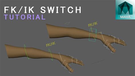 AUTODESK MAYA FK IK Switch Tutorial YouTube