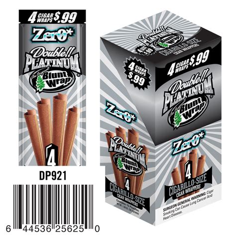 Double Platinum Blunt Wraps Zero X Ct