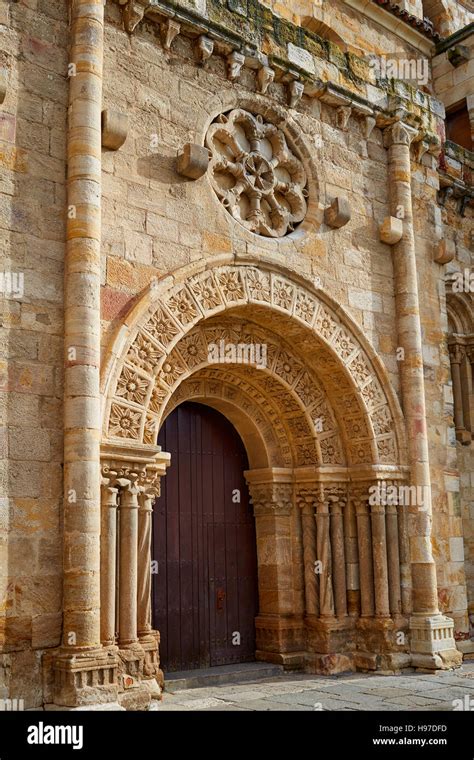 Zamora San Juan Church In Plaza Mayor At Spain Stock Photo Alamy