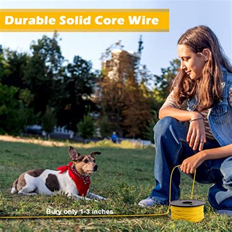 Snapklik.com : Boundary Wire 22 Gauge 500 Feet Electric Dog Fence Wire, Underground Dog Fence ...