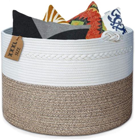 Amazon Piper And Olive Large Woven Basket Large Baskets For