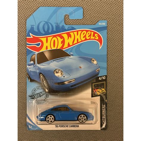 超商 日內出貨 FFF 禮 風火輪 Hot Wheels Porsche Carrerra 藍 蝦皮購物
