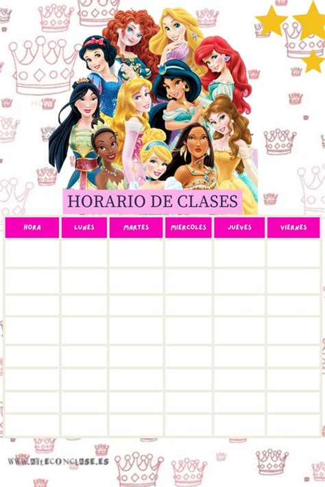 Pin De Maureen Guzman En Escuela Horario De Clases Horario Escolar