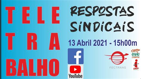 Teletrabalho Respostas Sindicais Youtube