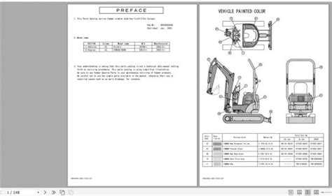 Yanmar Crawler Backhoe Vio10 2 Parts Catalog Y00S4290