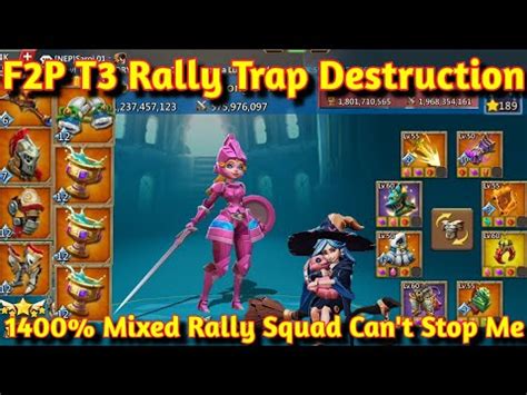 F2P T3 Rally Trap Destroys The Kingdom 1400 Titan Mix Rally Incoming