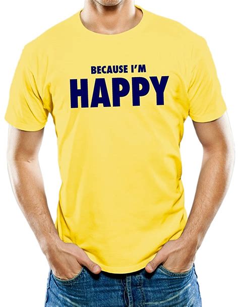 Universal Apparel Mens Because Im Happy T Shirt Men17862 1790