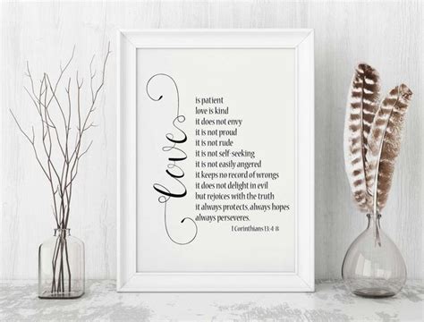 Large Bible Verse Wall Art Printable Scripture Etsy Black Etsy