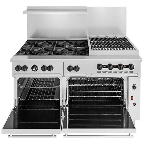 Wolf C60sc 6b24cbn Challenger Xl Series Natural Gas 60 Range With 6 Burners 24 Charbroiler 1