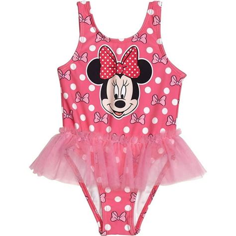 Minnie Mouse Girls Swimwear Swimsuit 2t Pink