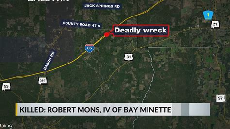 Bay Minette Man Dies After Hydroplaning Hitting Tree On I 65 Alea