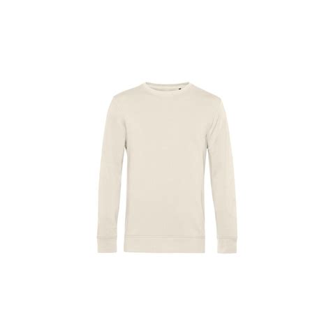 B C Organic Crew Neck French Terry Wu B Off White