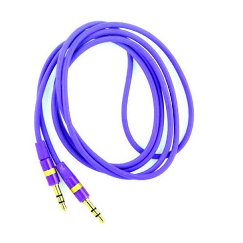 Wholesale Auxiliary Cable 35mm To 35mm Cable Purple