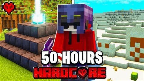 I Survived Hours In Minecraft Hardcore Youtube