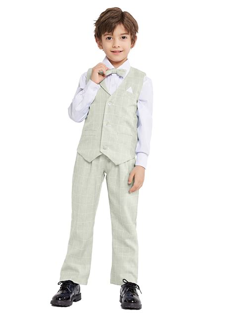 lolanta boys vest suits pcs wedding ring bearer outfits wasitcoat