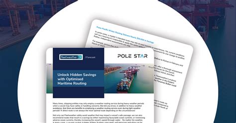 Case Study: Unlock Hidden Savings with FleetWeather's Optimised Routing ...