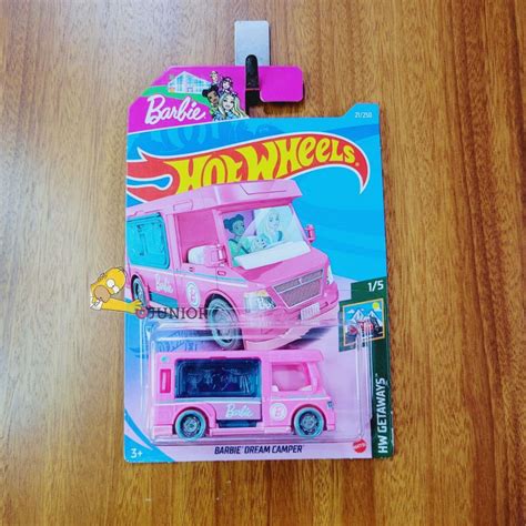 Hot Wheels Barbie Dream Camper Carrinho Miniatura Mainline Shopee